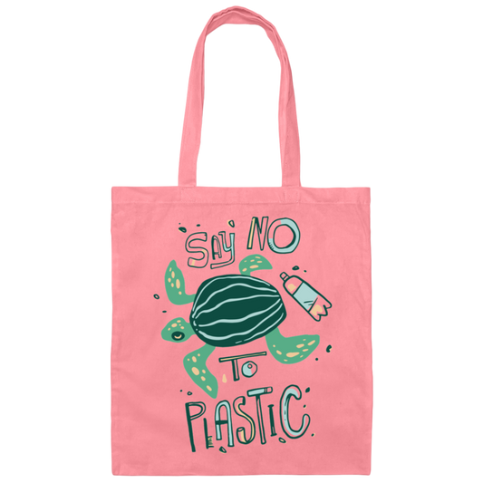 No Plastic Turtle Tote Bag