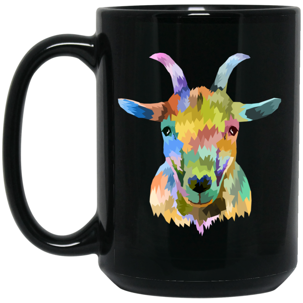 Goat Mug Colorful Style Goat