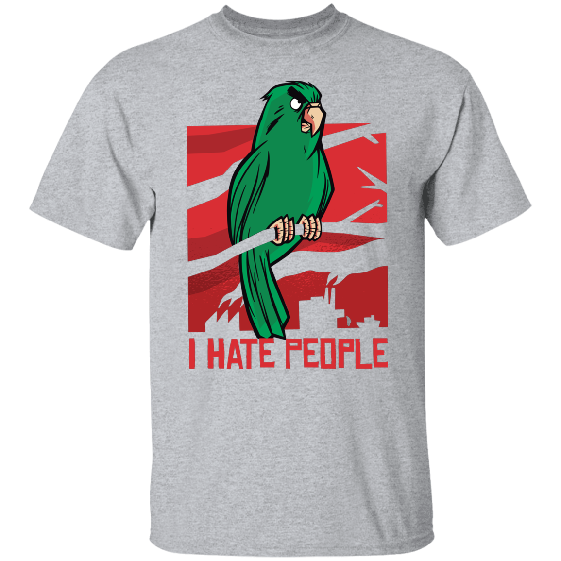 Parrot T-Shirt I Hate People