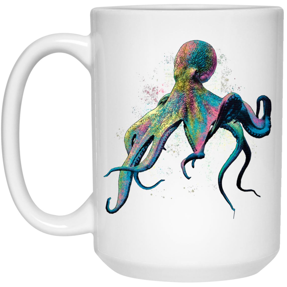 Octopus Coffee Mug Colorful Octopus