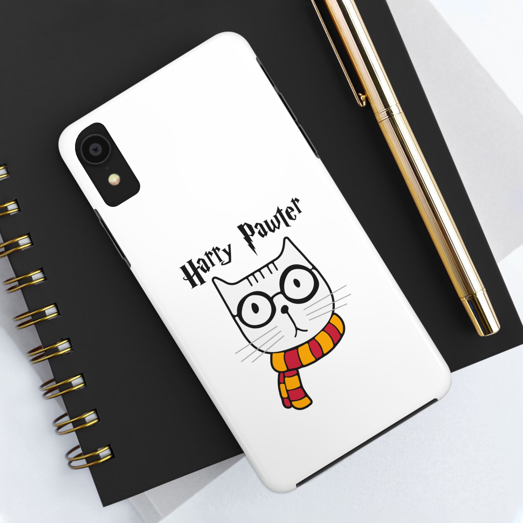 Phone Case - Harry Pawter The Purrfect Wizard Cat Design