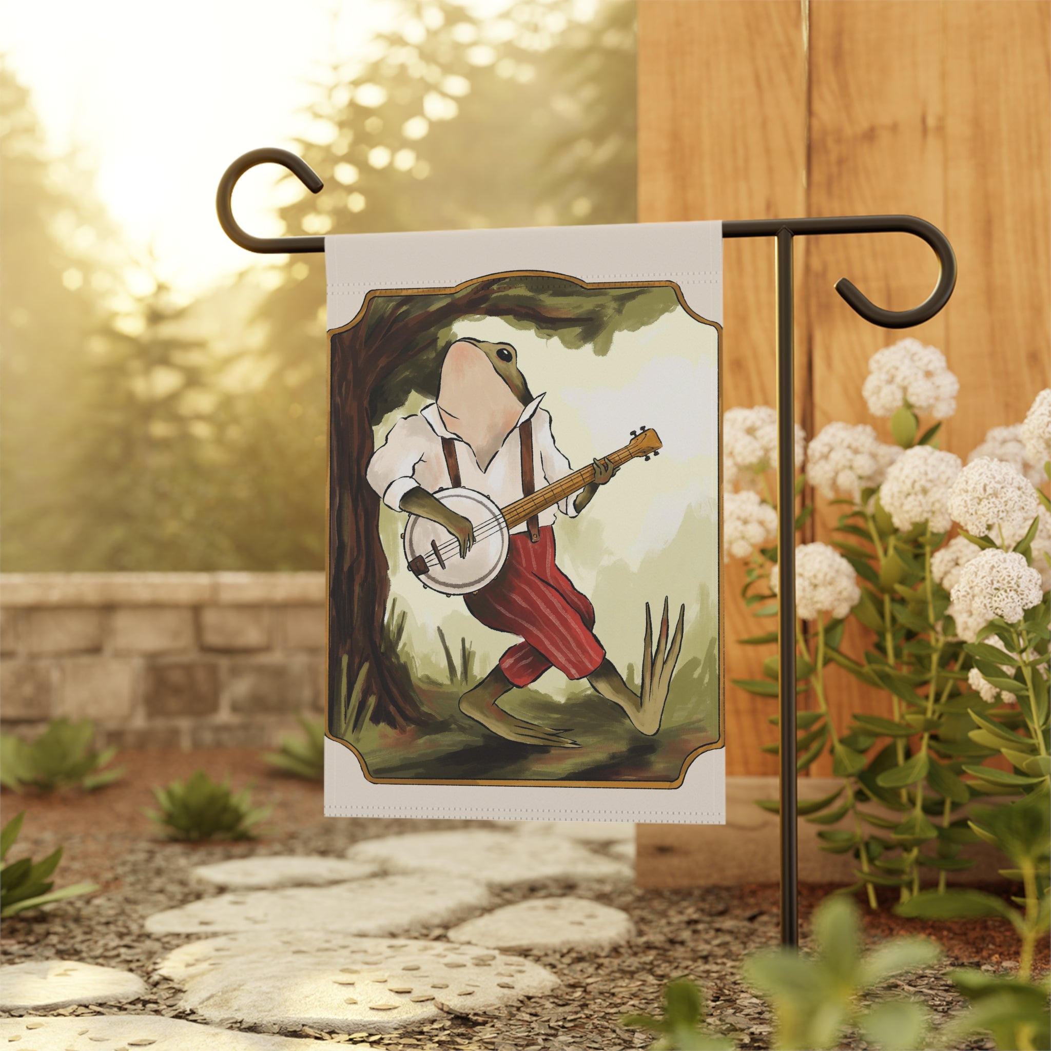Frog Music Garden Banner
