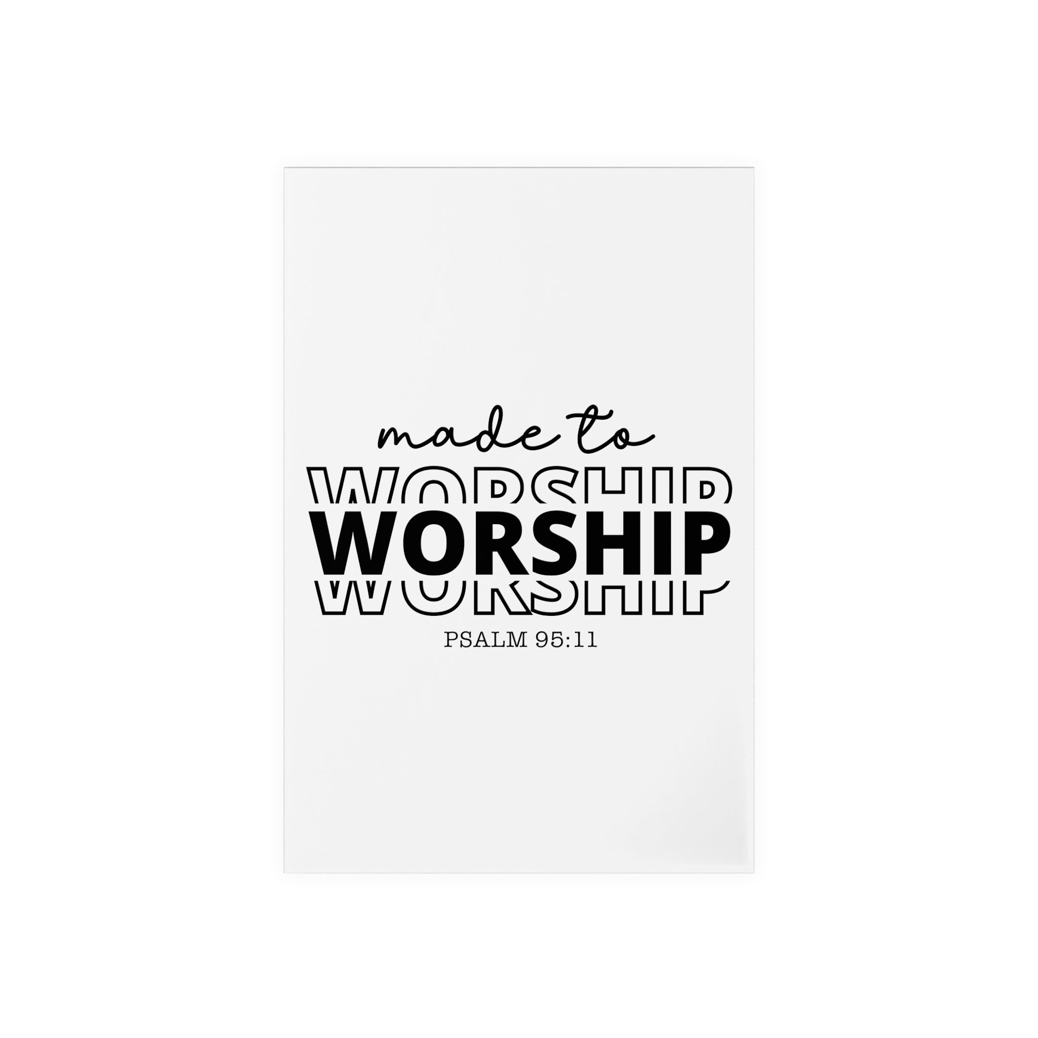 Made To Worship Desk Decor