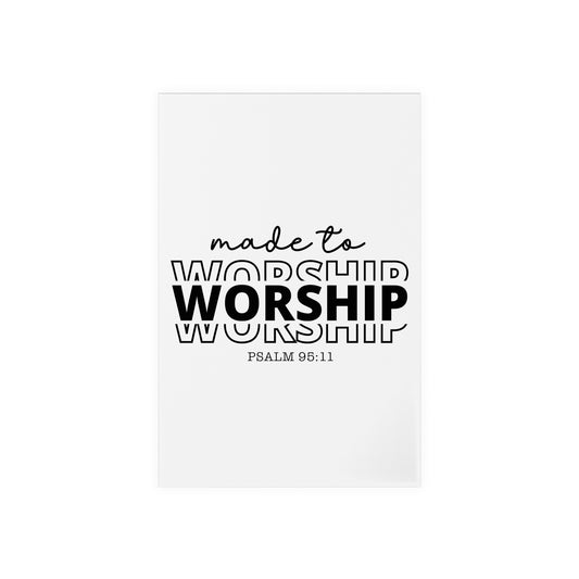 Made To Worship Desk Decor