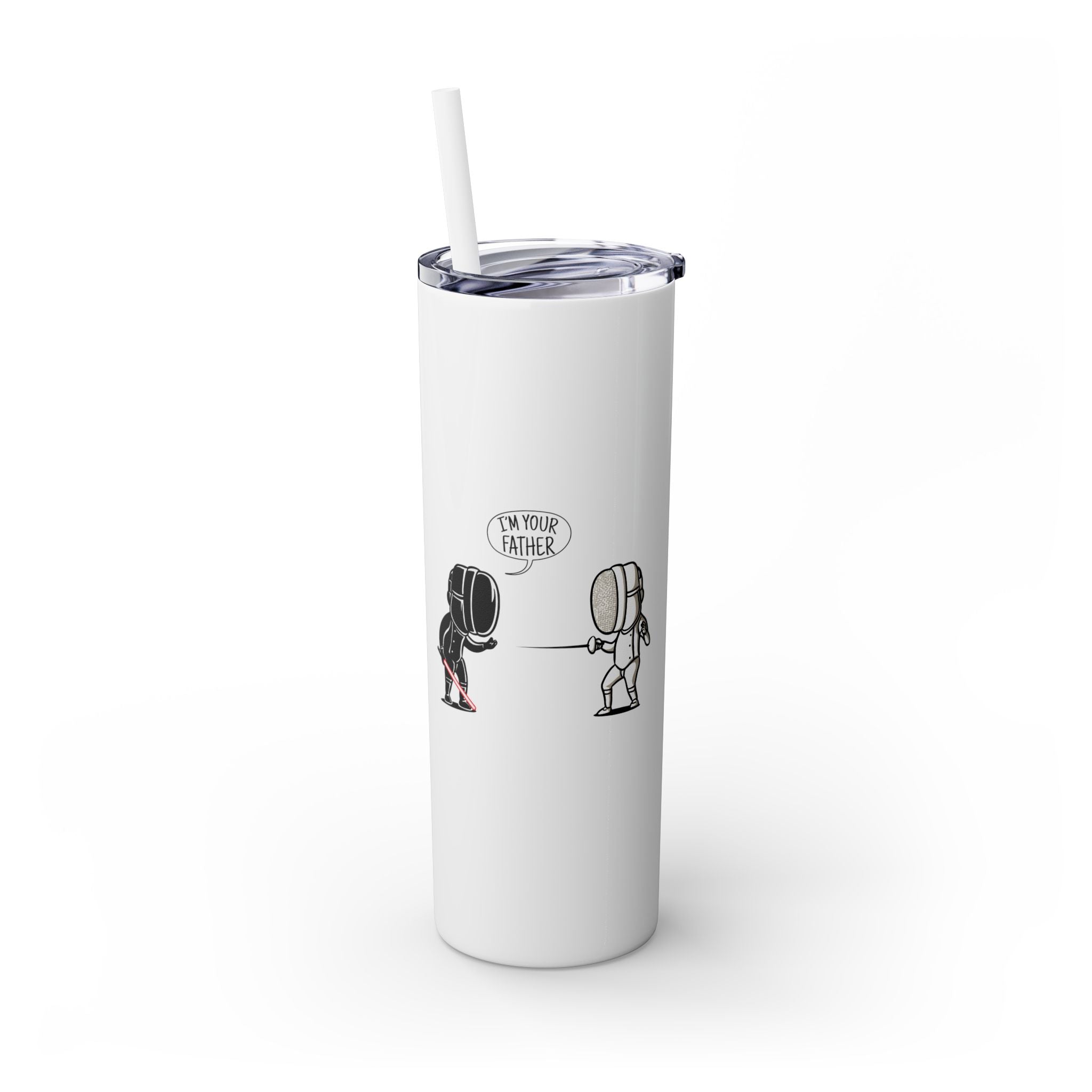 Skinny Tumbler with Straw, 20oz