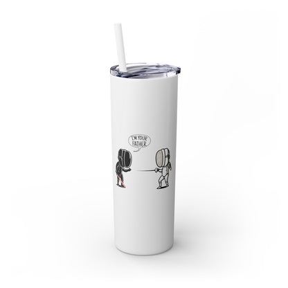Skinny Tumbler with Straw, 20oz