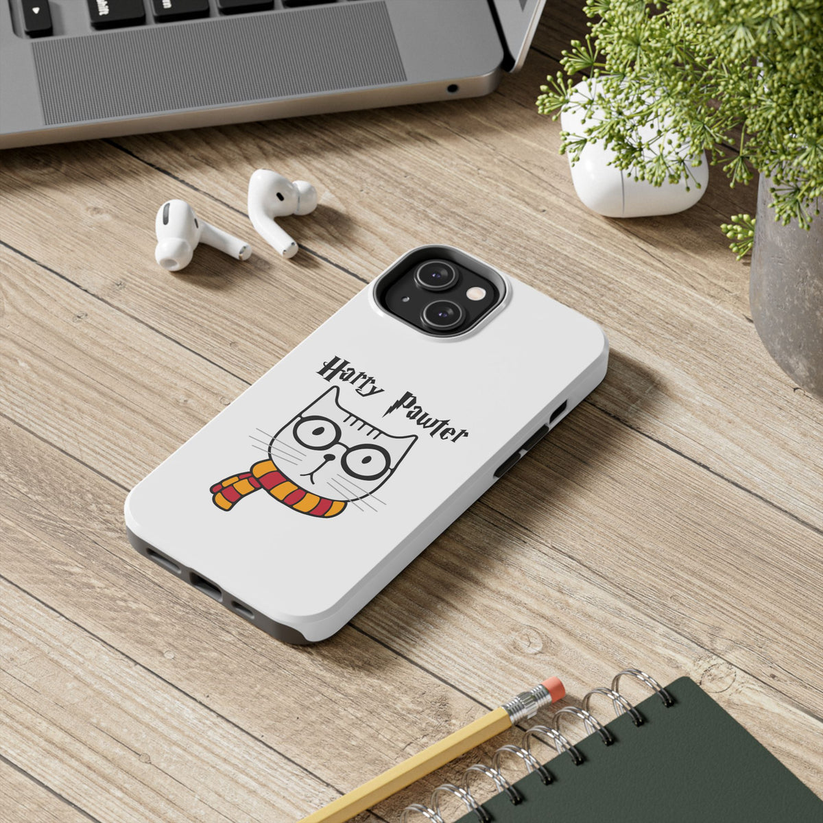 Phone Case - Harry Pawter The Purrfect Wizard Cat Design