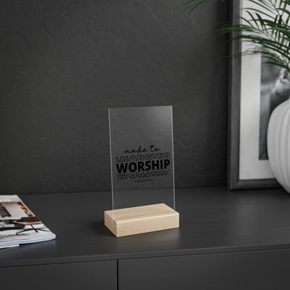 Made To Worship Desk Decor