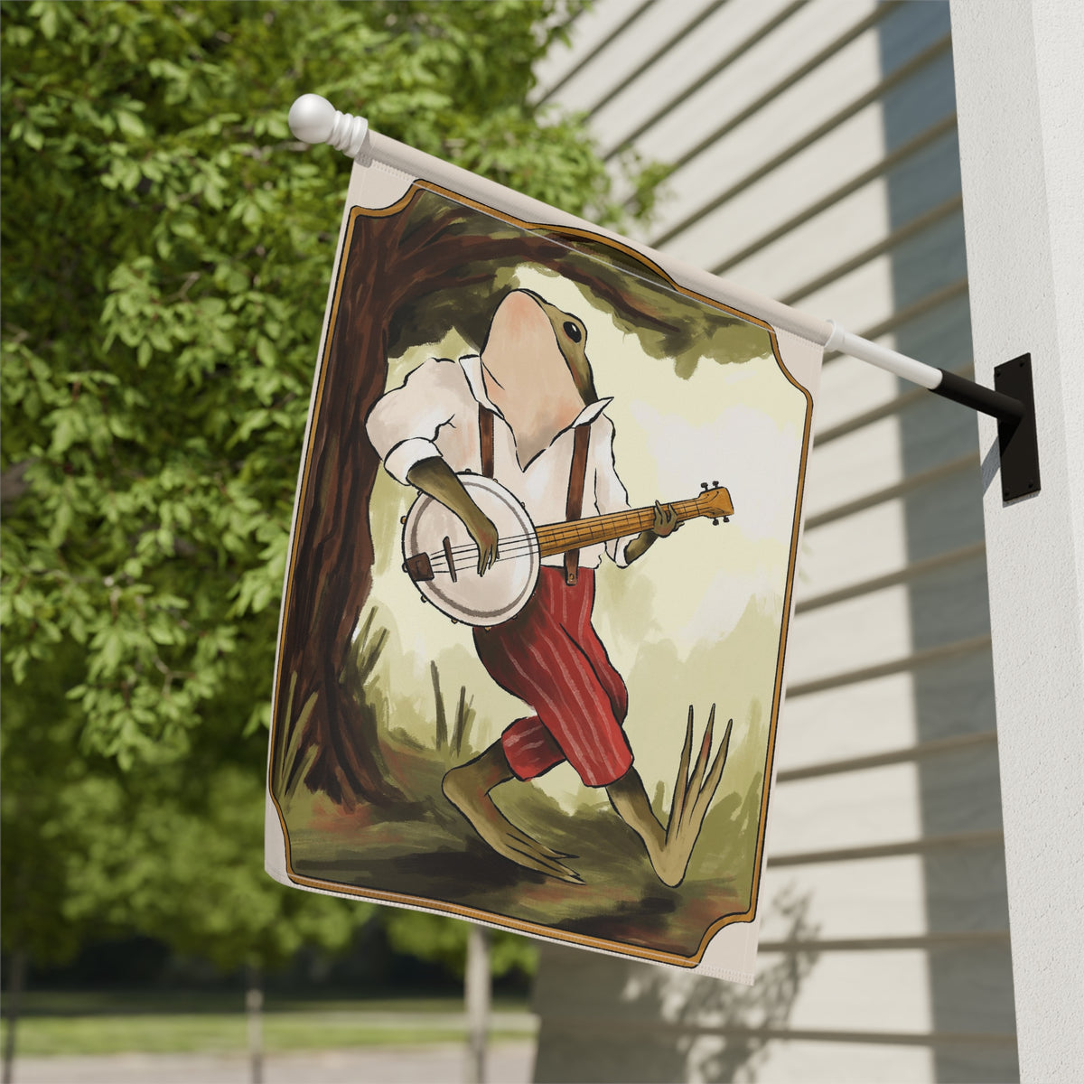 Frog Music Garden Banner