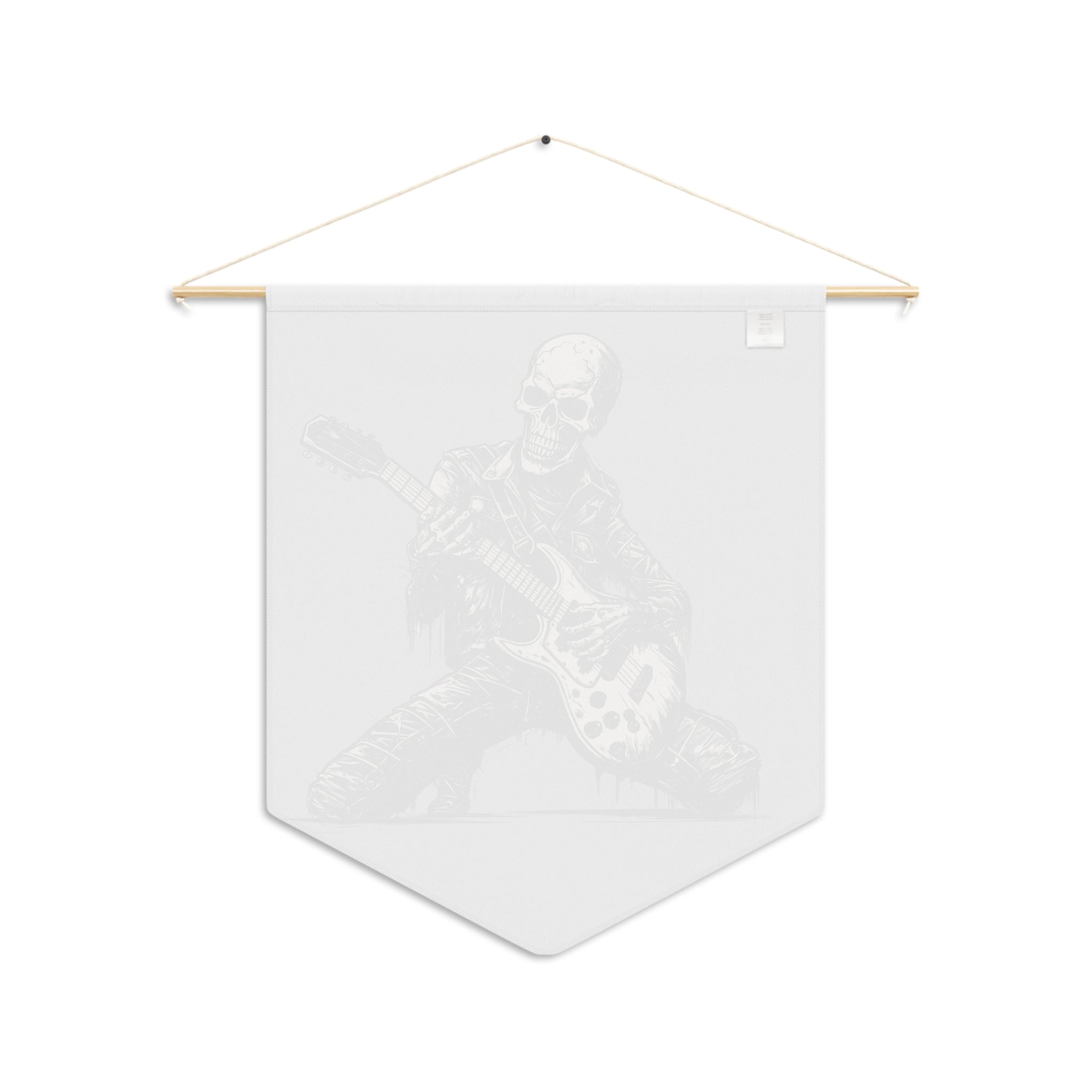 Rock & Roll Skull Pennant