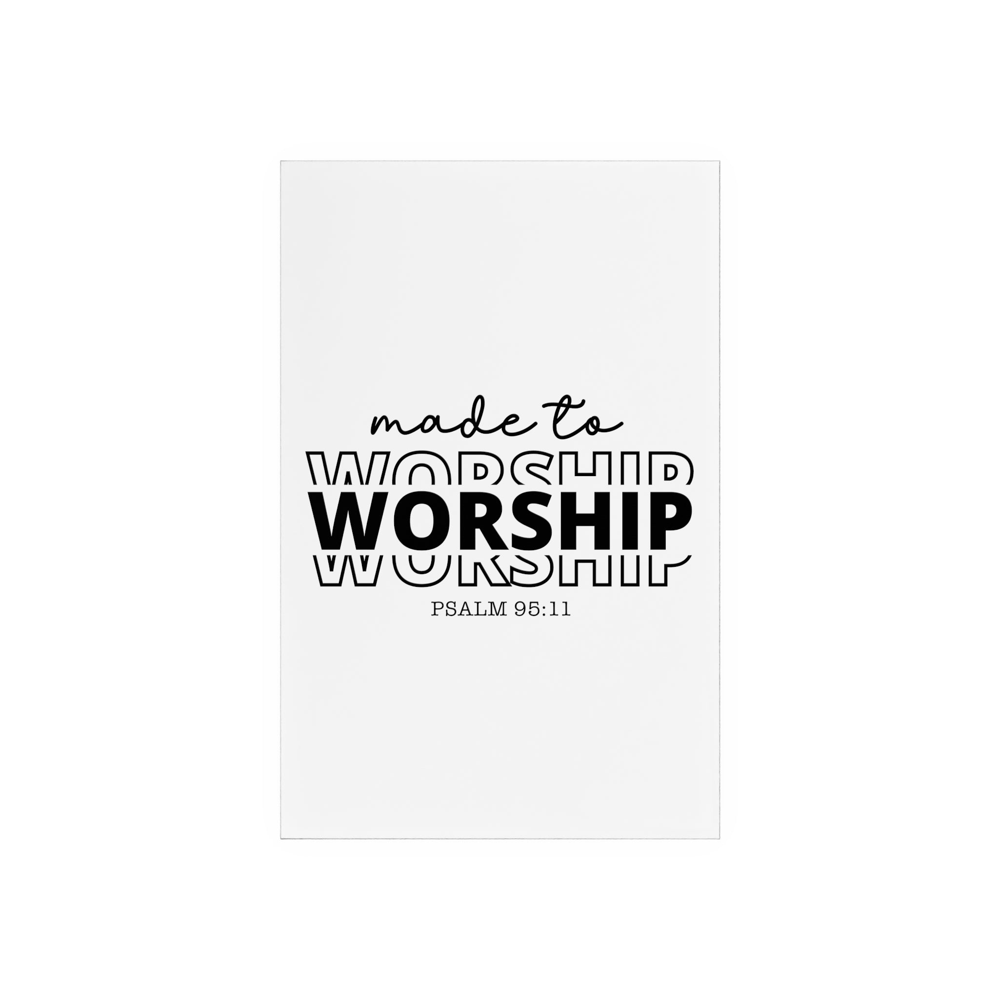 Made To Worship Desk Decor