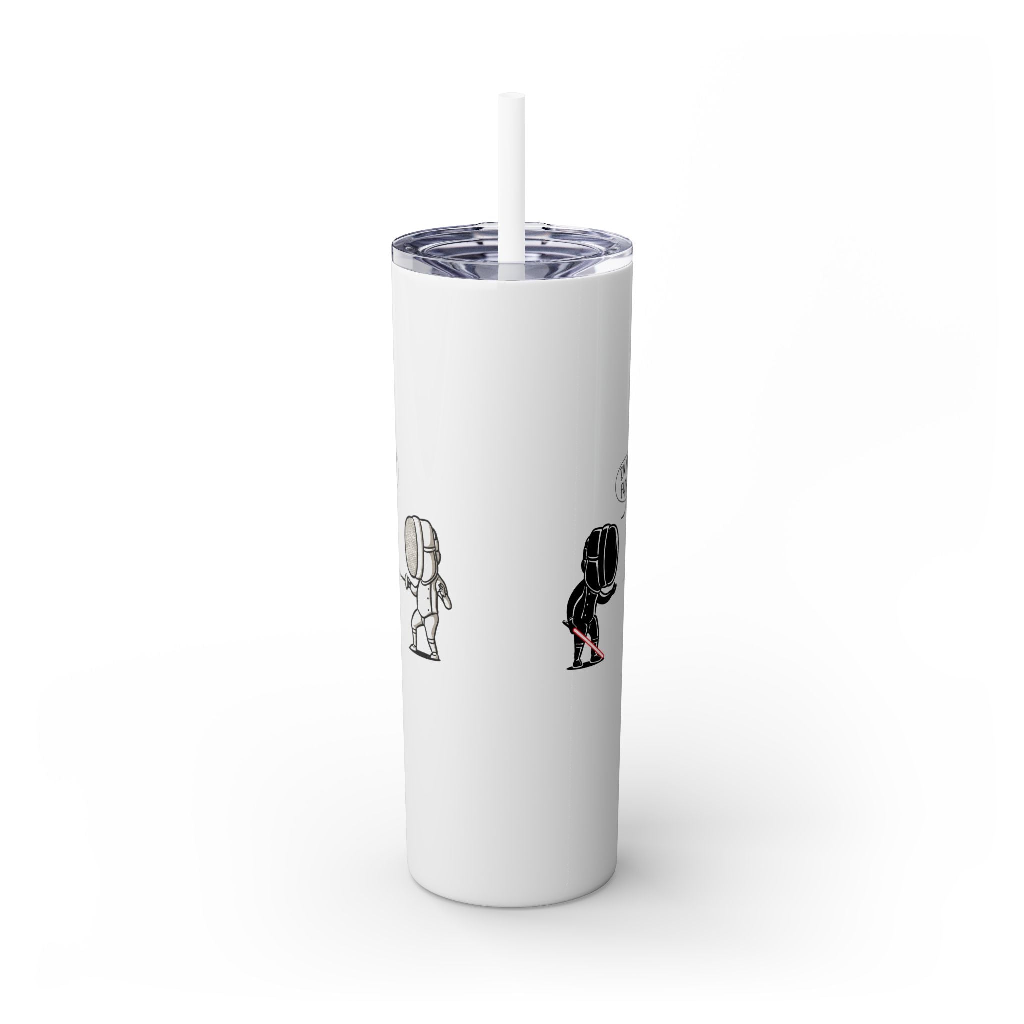 Skinny Tumbler with Straw, 20oz