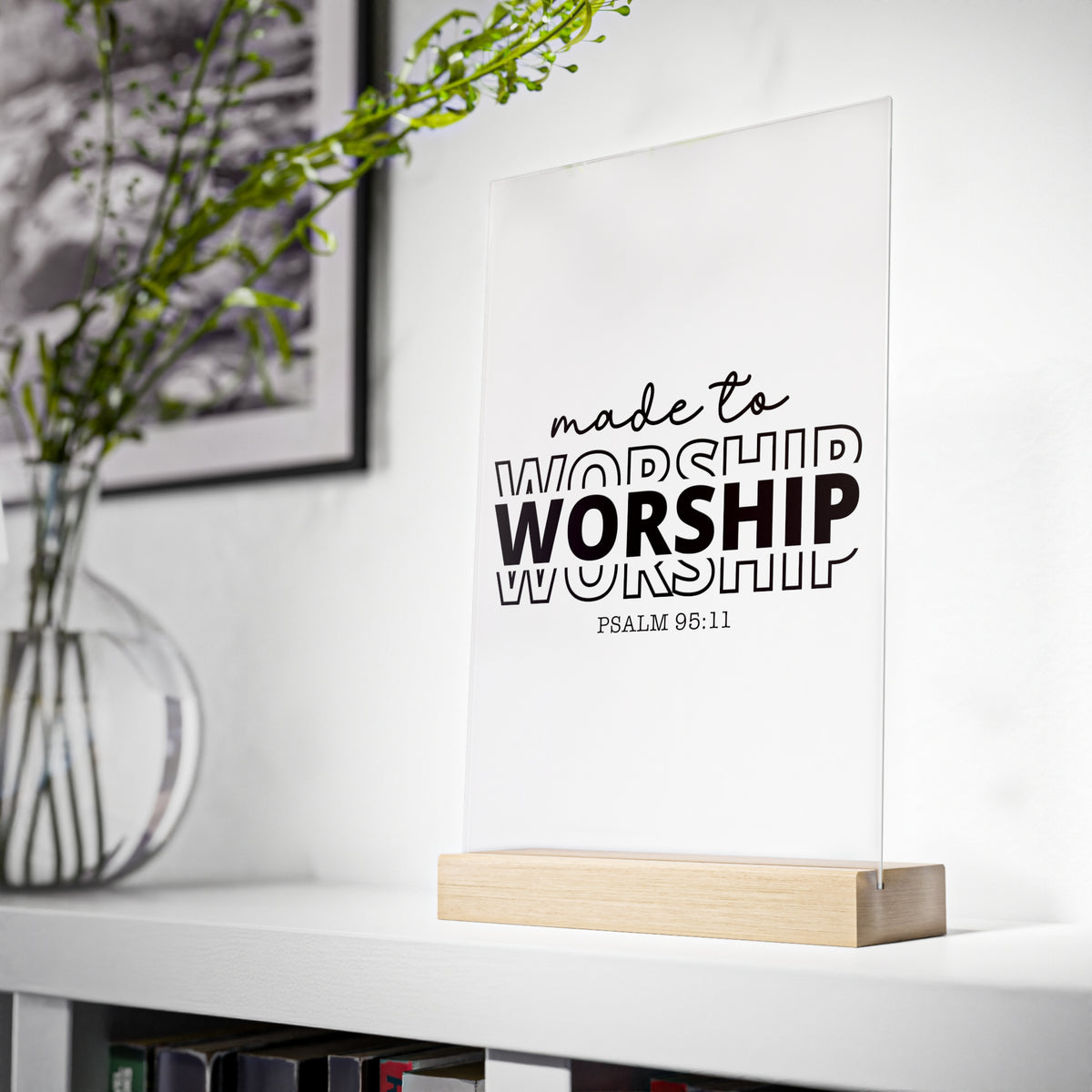 Made To Worship Desk Decor