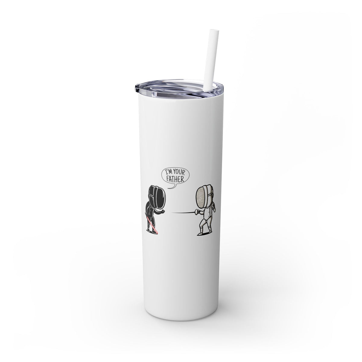 Skinny Tumbler with Straw, 20oz