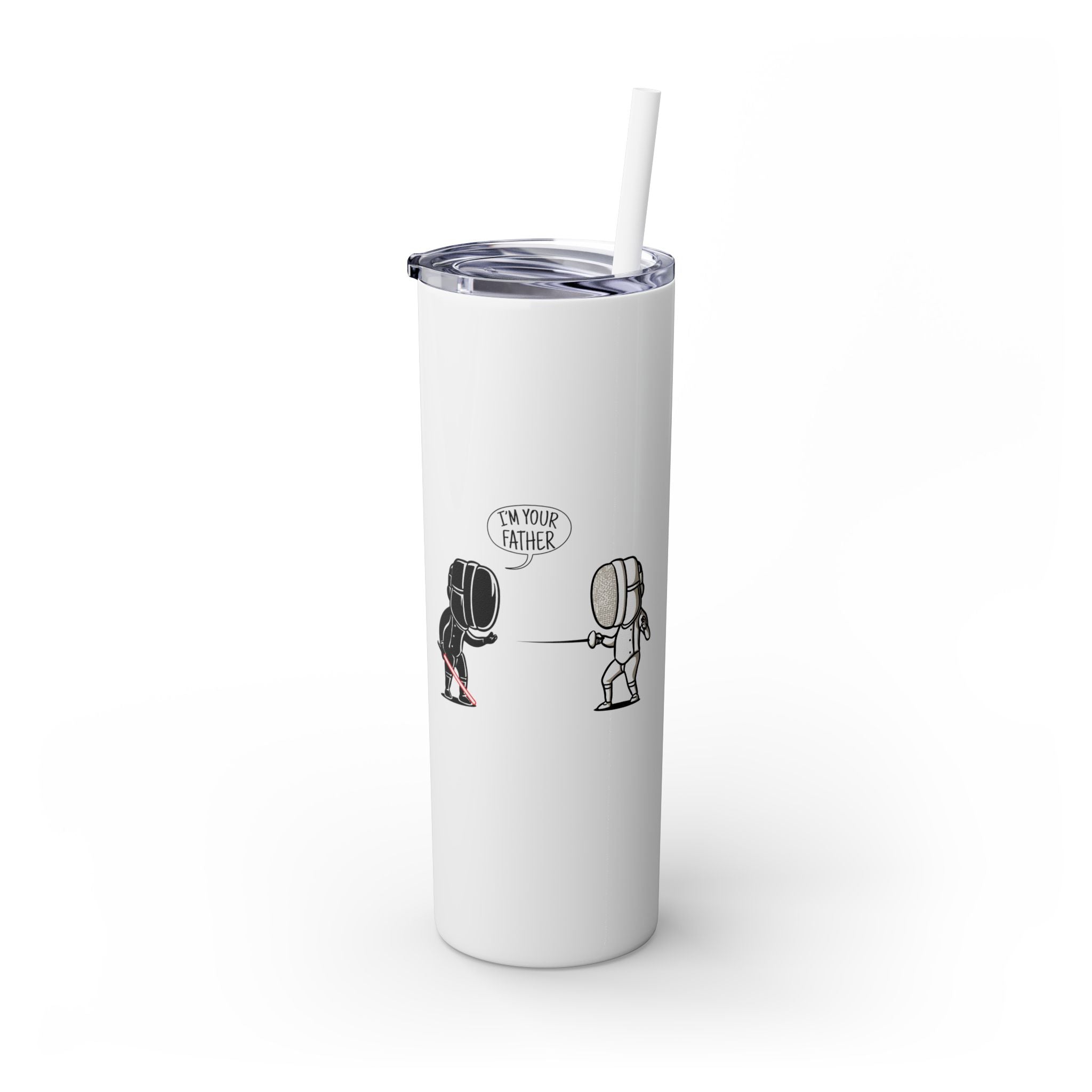 Skinny Tumbler with Straw, 20oz
