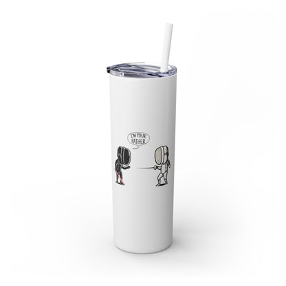 Skinny Tumbler with Straw, 20oz