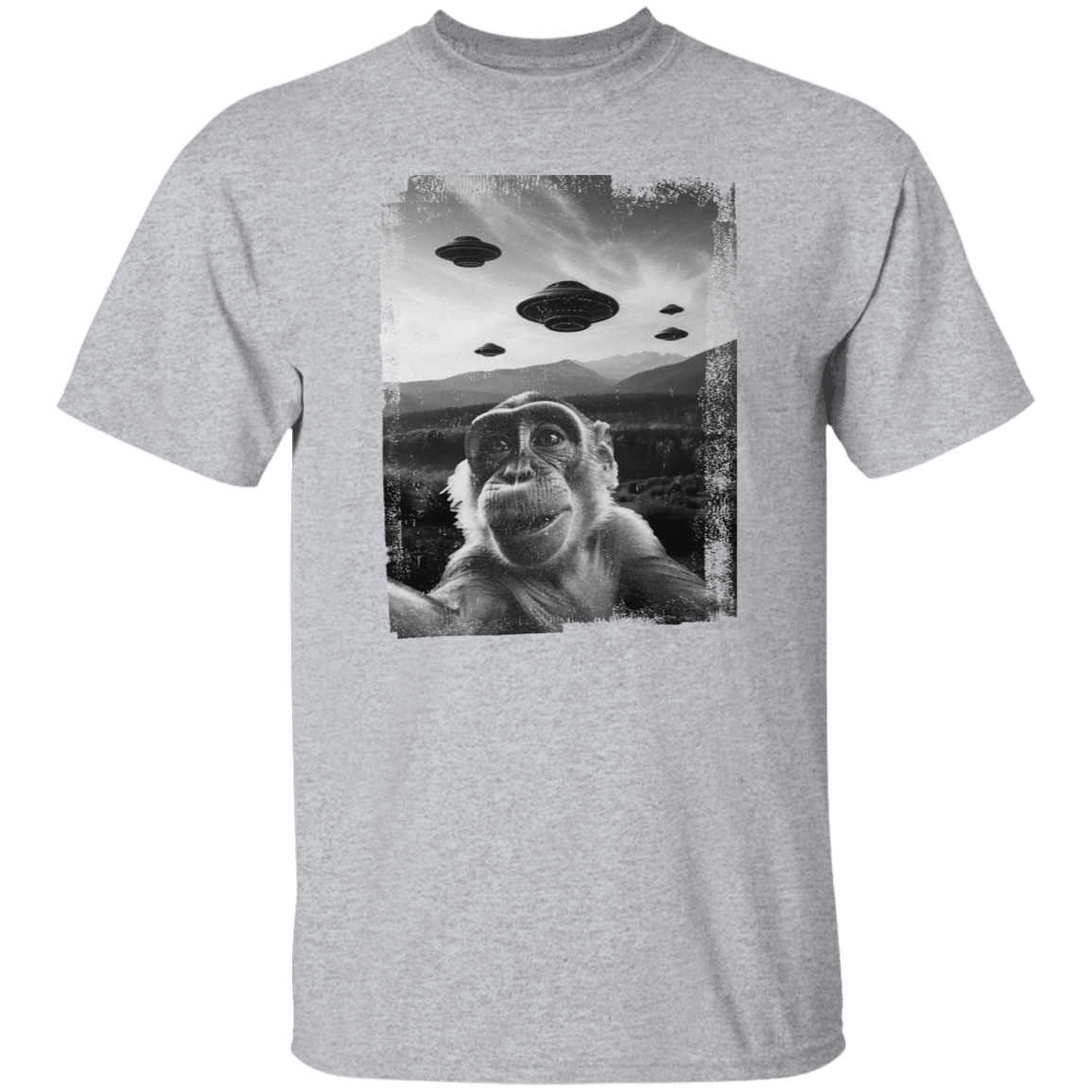 UFO Monkey T Shirt