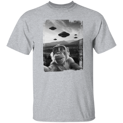 UFO Monkey T Shirt
