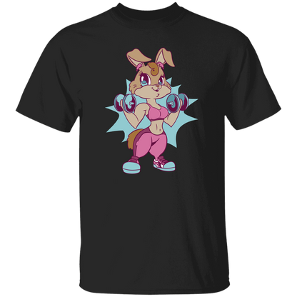 Fit Bunny: Empowered and Energetic T Shirt