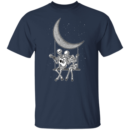 Skeleton Love Moon Graphic Tee