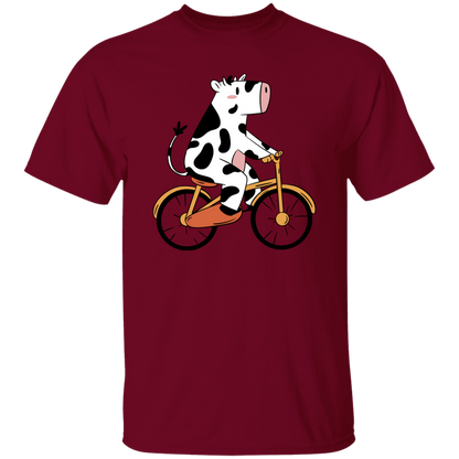 Cow on a Cycle T Shirt