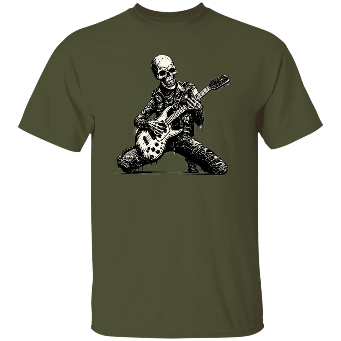 Skeleton Playing Guitar T-Shirt