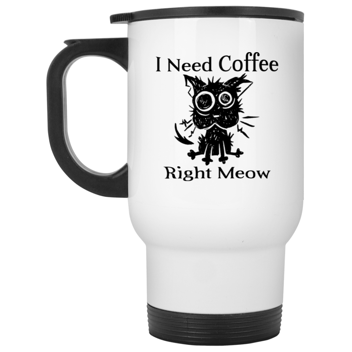 I Need Coffee Right Meow Mug