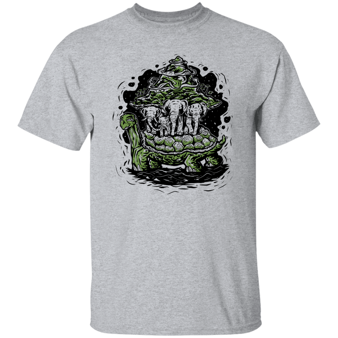 Flat Earth Turtle T-Shirt