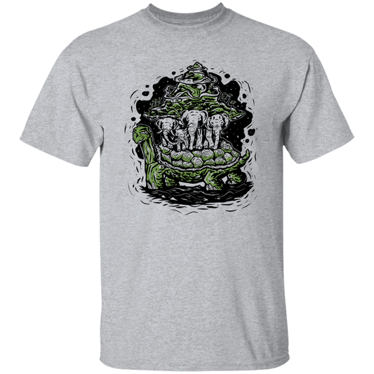 Flat Earth Turtle T-Shirt
