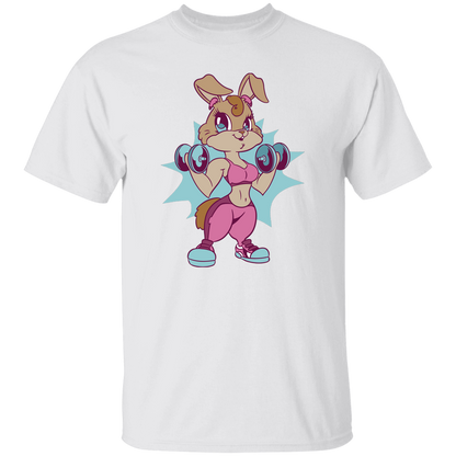 Fit Bunny: Empowered and Energetic T Shirt