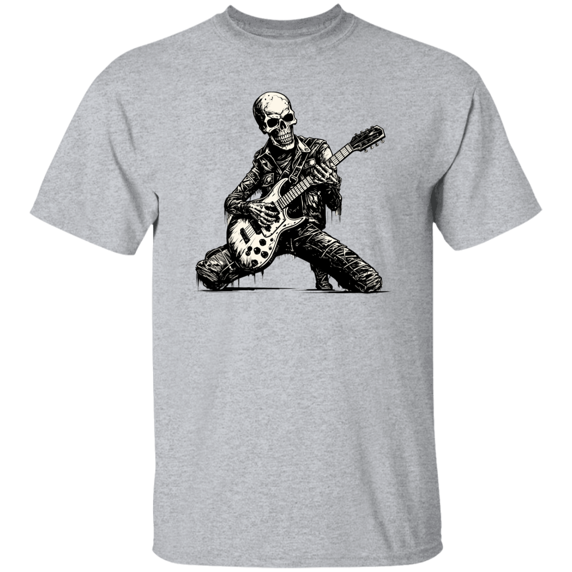 Skeleton Playing Guitar T-Shirt