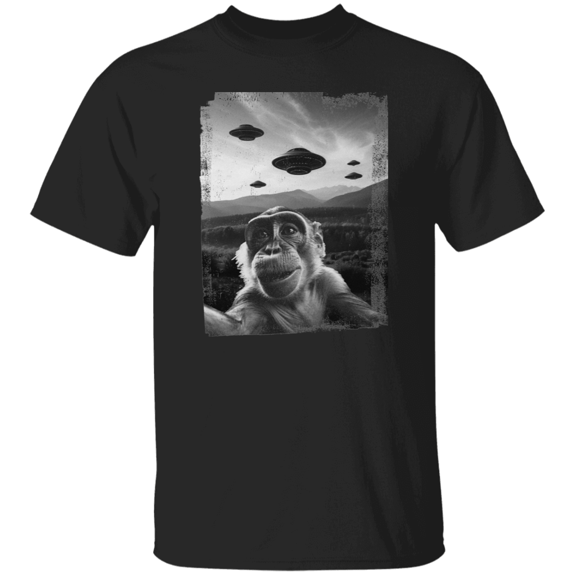 UFO Monkey T Shirt