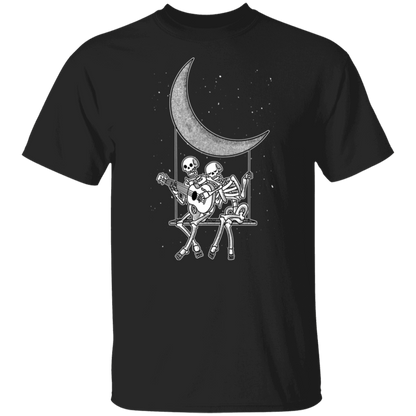 Skeleton Love Moon Graphic Tee
