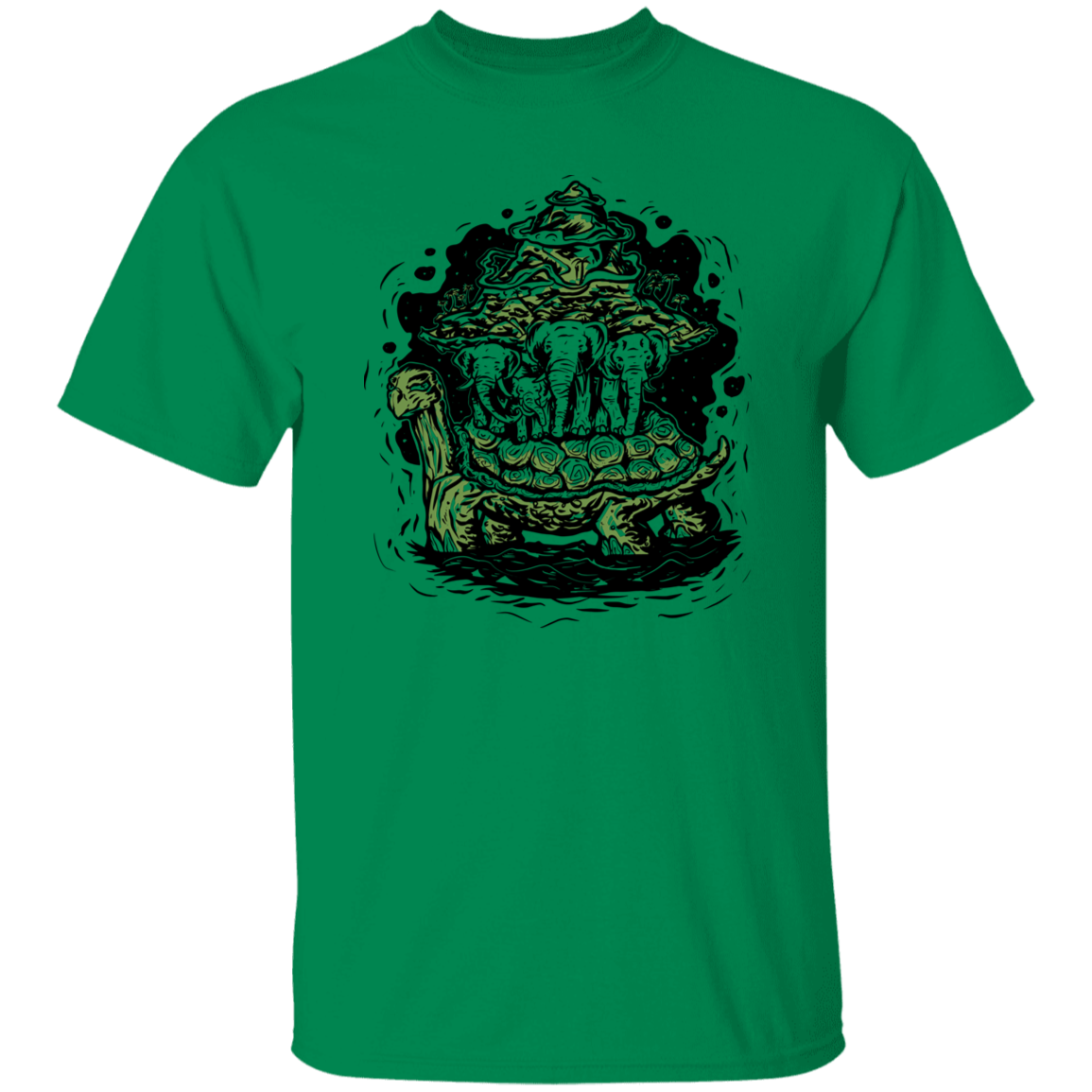 Flat Earth Turtle T-Shirt