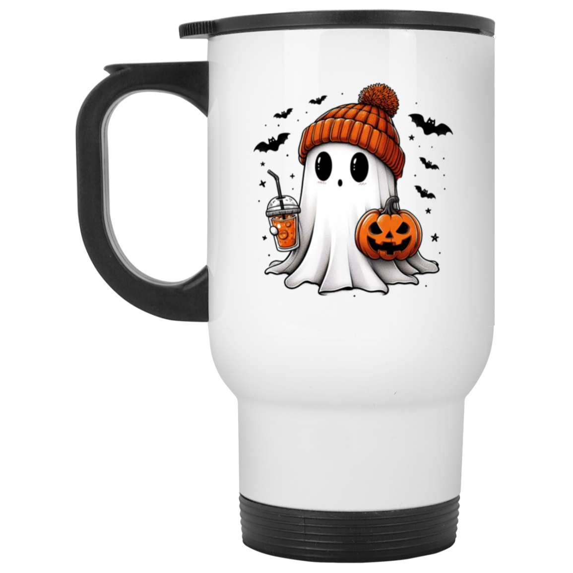 Halloween Ghost Pumpkin Mug