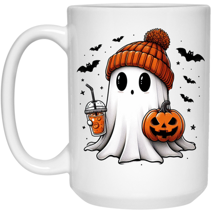 Halloween Ghost Pumpkin Mug