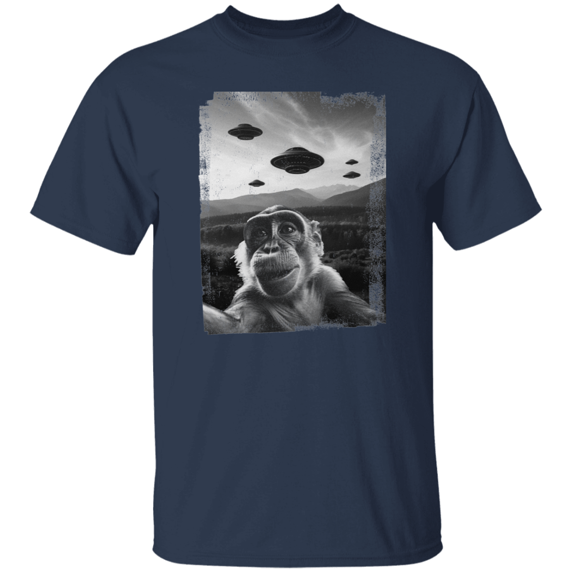 UFO Monkey T Shirt