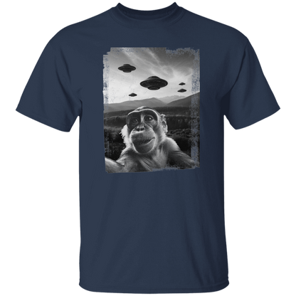 UFO Monkey T Shirt