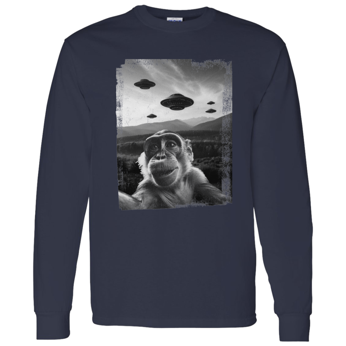 UFO Monkey T Shirt