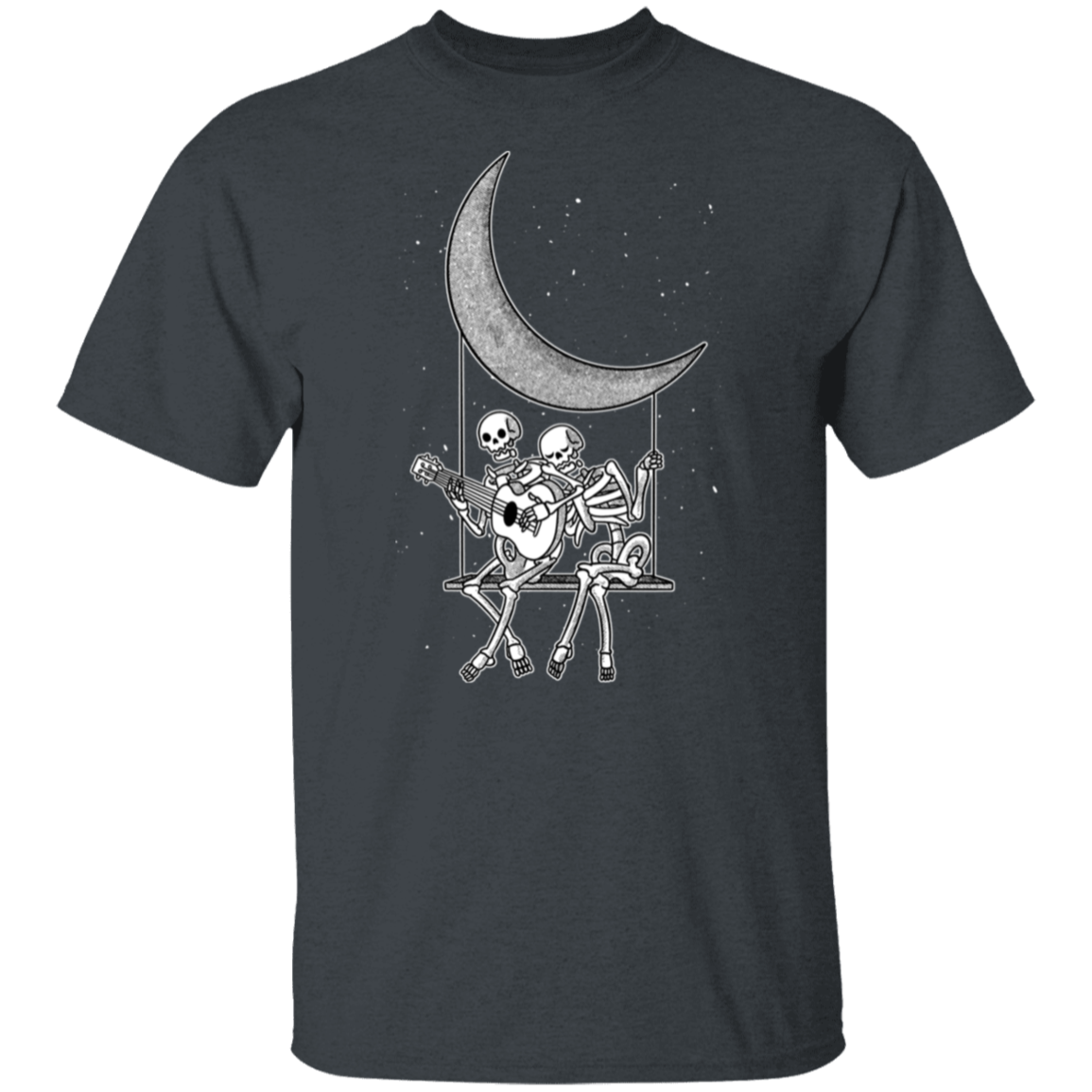 Skeleton Couple Moon T Shirt