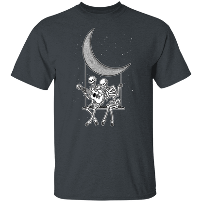 Skeleton Love Moon Graphic Tee
