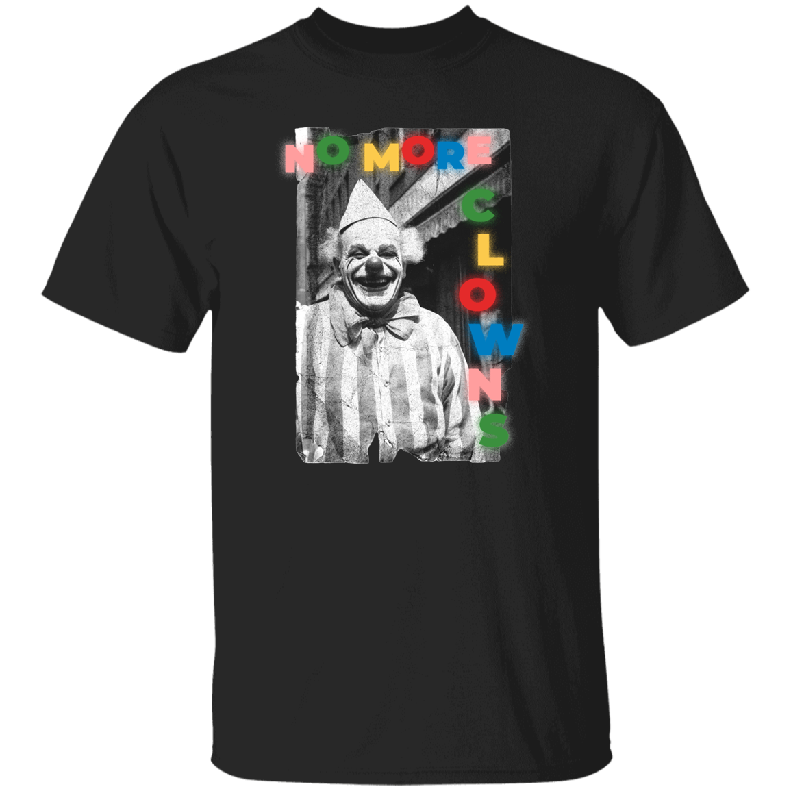 Creepy Clown Realistic Halloween T-Shirt