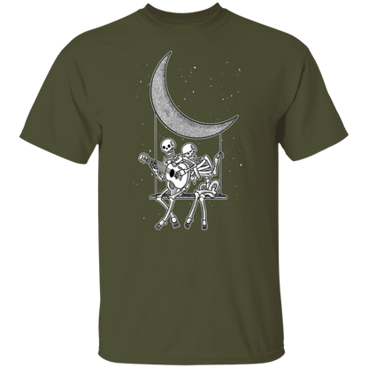 Skeleton Love Moon Graphic Tee