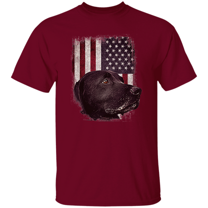 Labrador USA Flag T Shirt