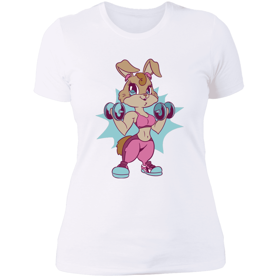 Fit Bunny: Empowered and Energetic T Shirt