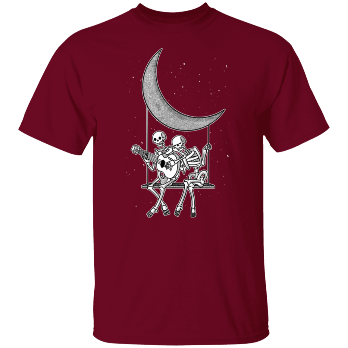 Skeleton Couple Moon T Shirt
