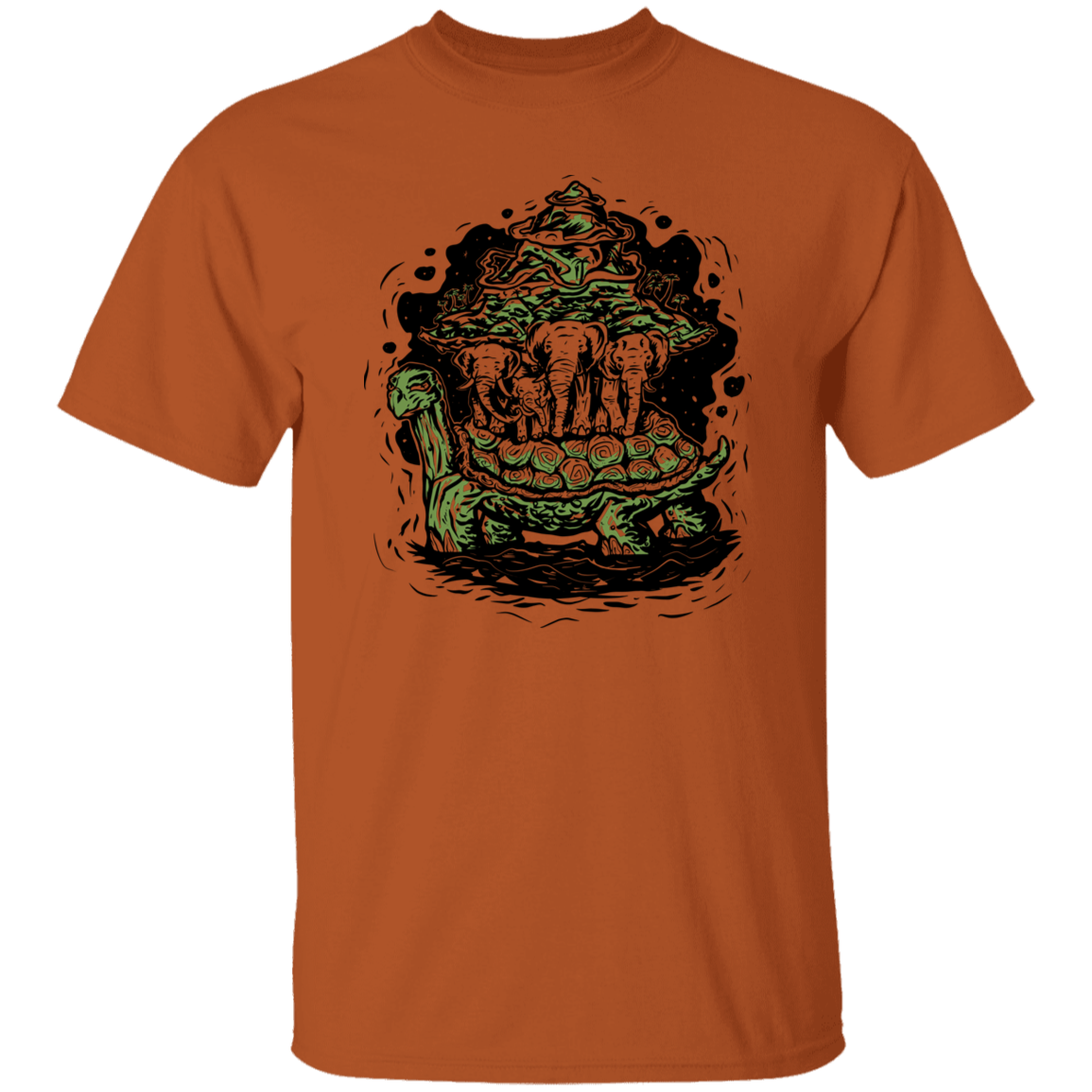Flat Earth Turtle T-Shirt