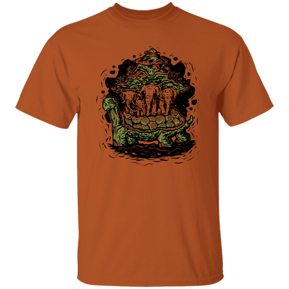Flat Earth Turtle T-Shirt