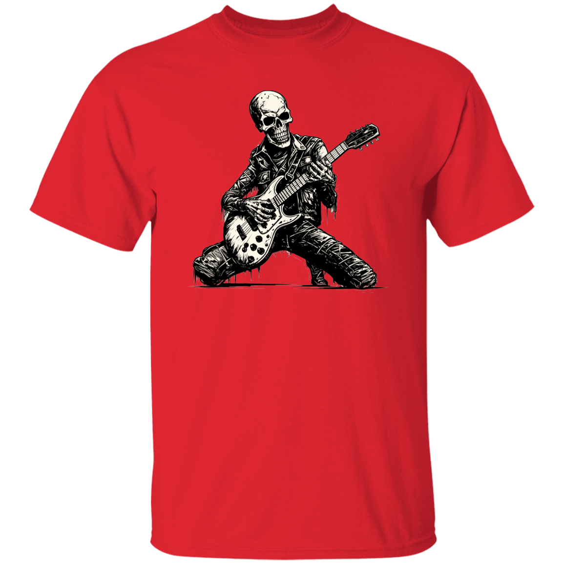 Skeleton Playing Guitar T-Shirt