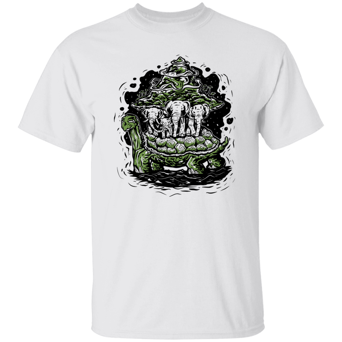 Flat Earth Turtle T-Shirt